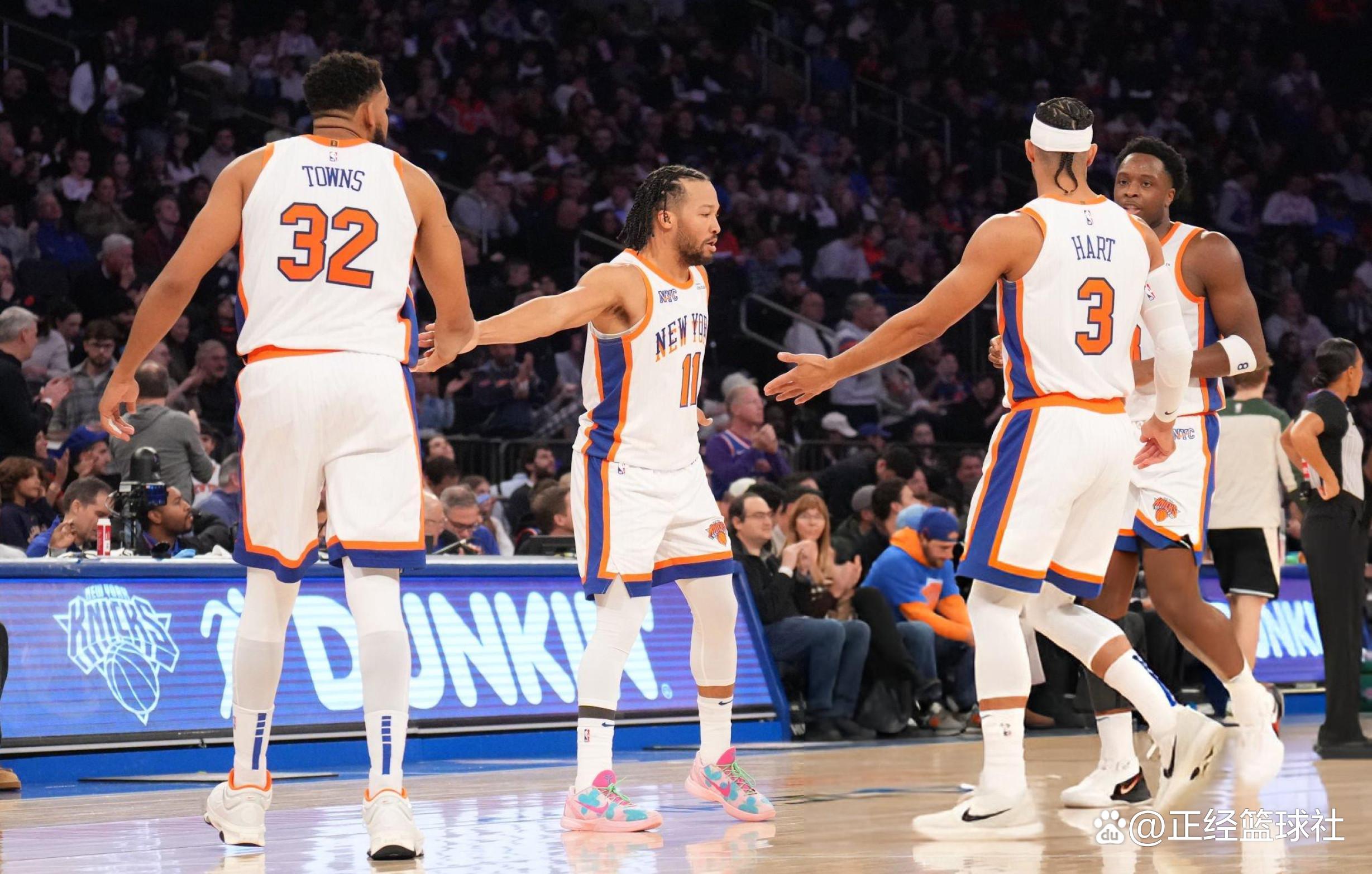 赛前全明星赛焦点战，纽约尼克斯豪取连胜，气氛紧张，赛季目标并未改变的简单介绍